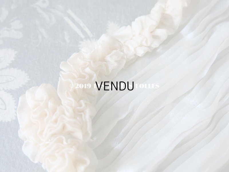 画像5: 1900年代 アンティーク シルクオーガンジーのクラヴァット 