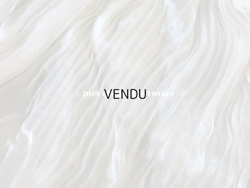 画像4: 1900年代 アンティーク シルクオーガンジーのクラヴァット 