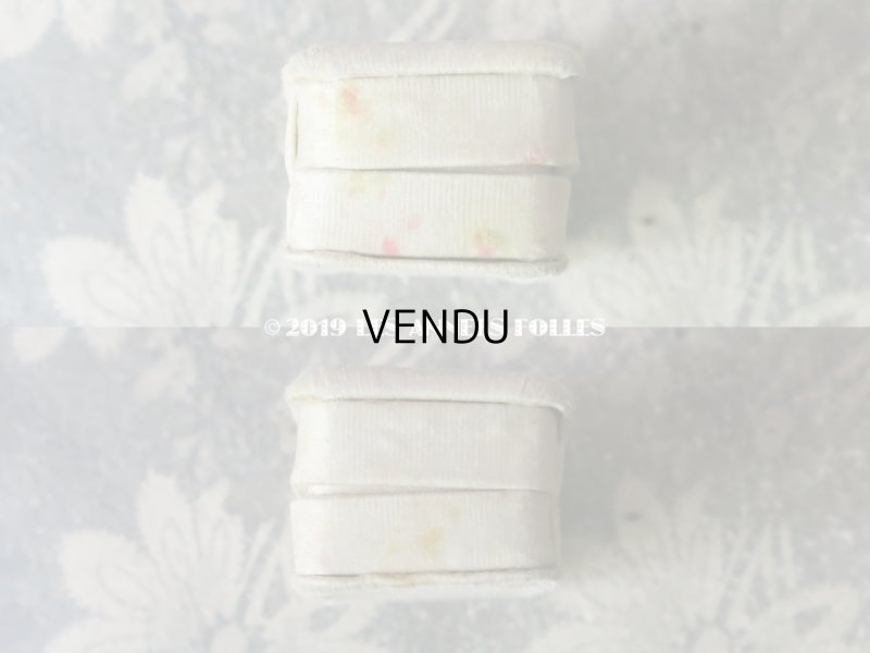 画像6: アンティーク シルク製 ジュエリーボックス ピンクの花模様