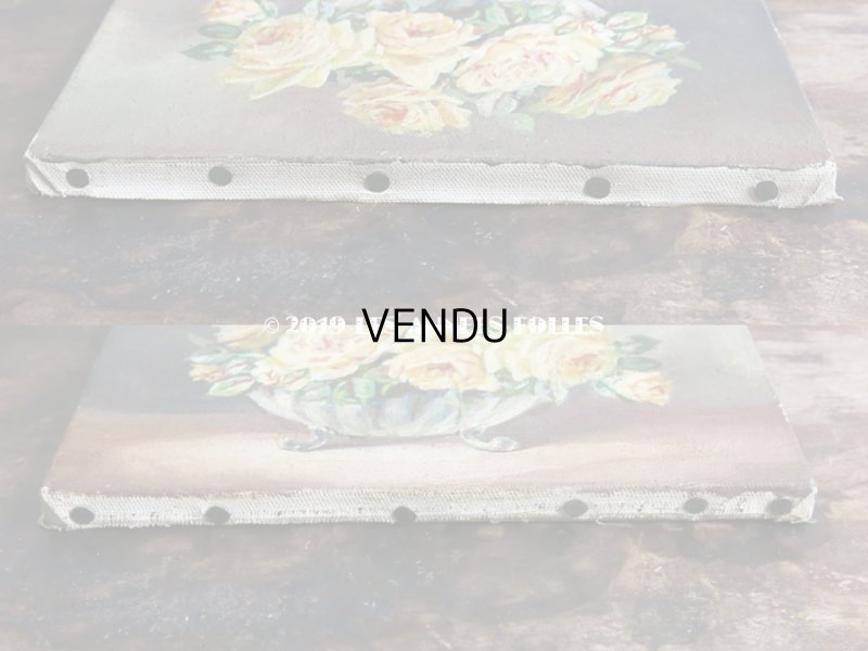 画像4: 1938年 アンティーク　薔薇の油絵 M.MATON WICART