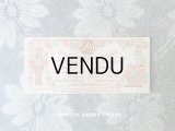 アンティーク パフュームカード 薔薇の花かご ローズバスケット- SHYB -