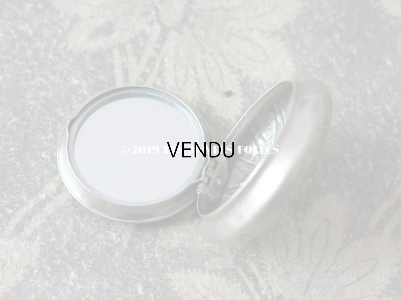 画像5: 1900年代 アンティーク エルミン紋章 パウダーケース 