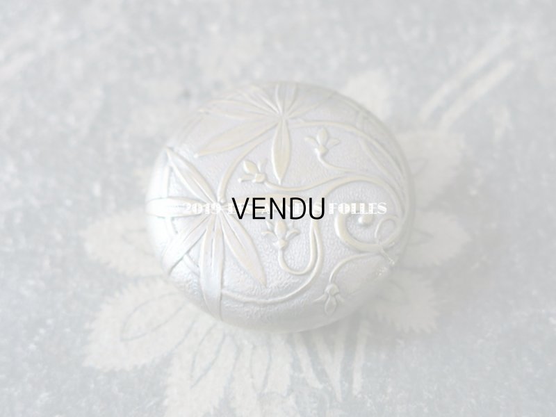 画像3: 1900年代 アンティーク エルミン紋章 パウダーケース 