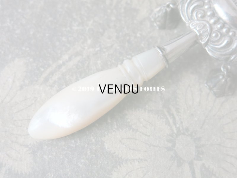 画像8: 19世紀 ナポレオン3世時代 アンティーク ラトル 麦＆ハート シルバー製