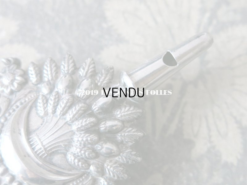 画像6: 19世紀 ナポレオン3世時代 アンティーク ラトル 麦＆ハート シルバー製