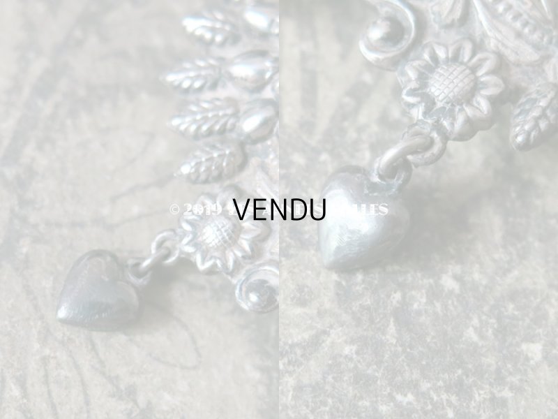 画像9: 19世紀 ナポレオン3世時代 アンティーク ラトル 麦＆ハート シルバー製