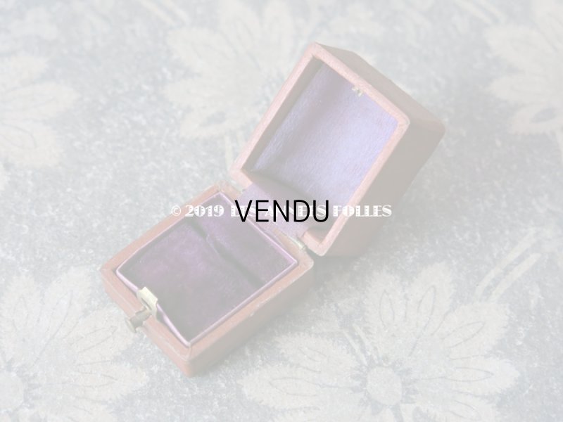 画像6: 19世紀 アンティーク ジュエリーボックス リングケース ブラウン