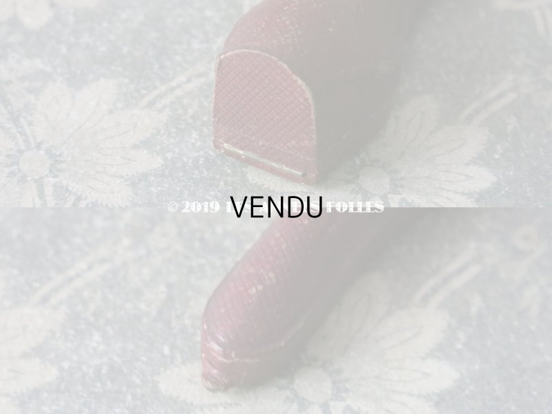 画像5: 19世紀 アンティーク ジュエリーボックス エパングルケース ボルドー