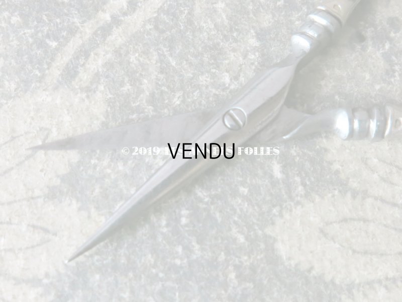 画像12: 1900年代 アンティーク シルバー製 薔薇の裁縫道具セット 