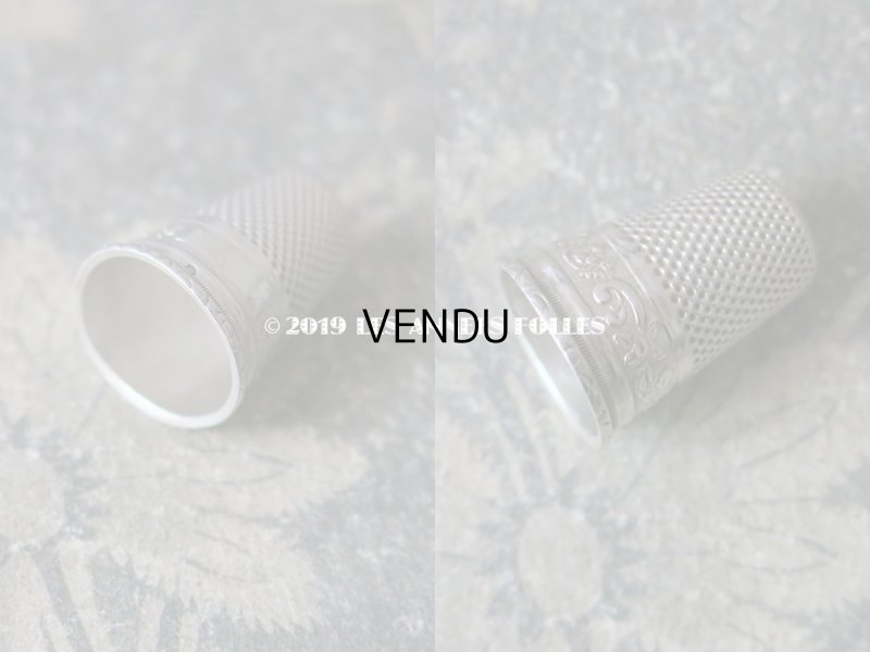 画像16: 1900年代 アンティーク シルバー製 薔薇の裁縫道具セット 