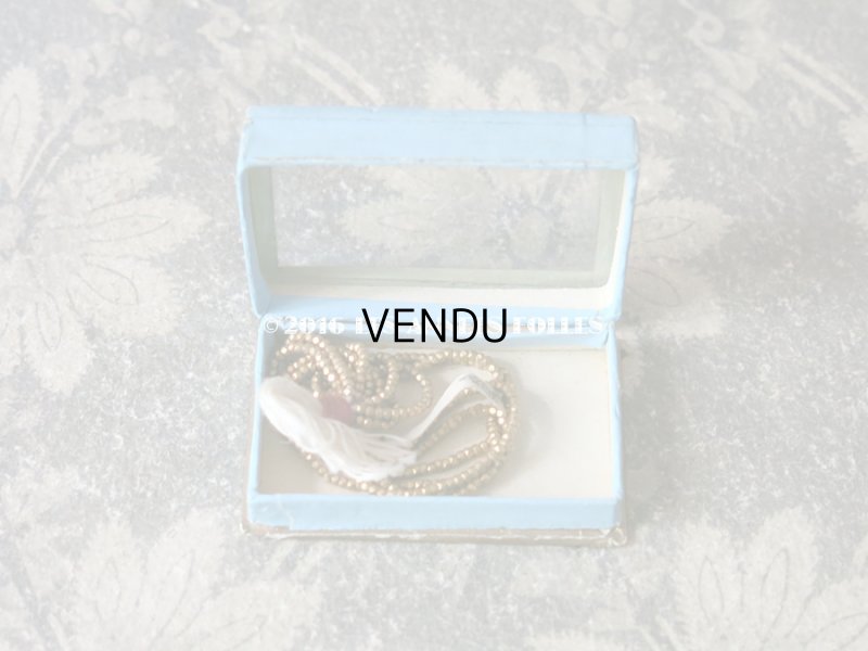 画像7: 1900年代 アンティーク ガラスの蓋の紙箱