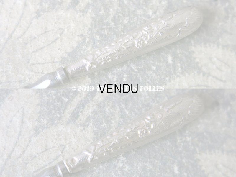 画像15: 1900年代 アンティーク シルバー製 薔薇の裁縫道具セット 