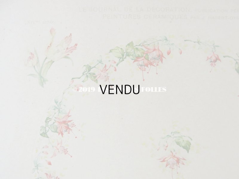 画像6: アンティーク 版画 JULES HABERT-DYS の水彩画