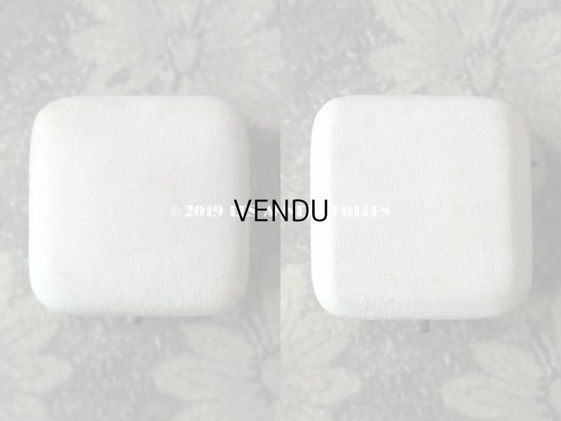 画像6: アンティーク 本革製 ジュエリーボックス  オフホワイト リングボックス