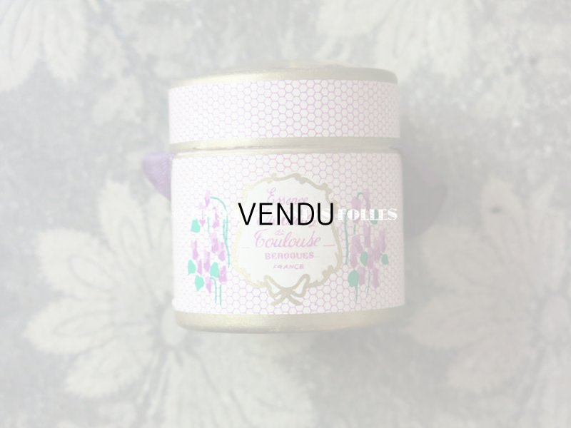 画像5: アンティーク とても小さな 菫のパフュームボックス＆ボトル ESSENCE VIOLETTE DE TOULOUSE - BERDOUES FRANCE -
