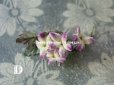画像11: アンティーク シルクベルベットの小さな布花