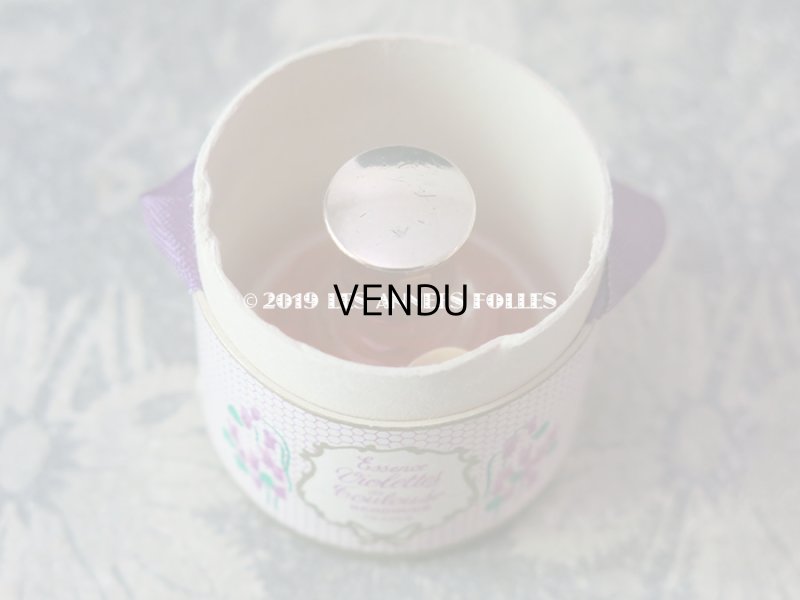 画像9: アンティーク とても小さな 菫のパフュームボックス＆ボトル ESSENCE VIOLETTE DE TOULOUSE - BERDOUES FRANCE -