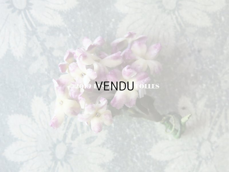 画像3: アンティーク シルクベルベットの小さな布花