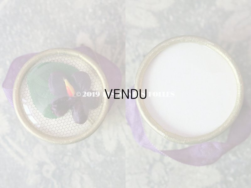 画像4: アンティーク とても小さな 菫のパフュームボックス＆ボトル ESSENCE VIOLETTE DE TOULOUSE - BERDOUES FRANCE -