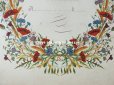 画像4: 19世紀 アンティーク 版画 草花のリース
