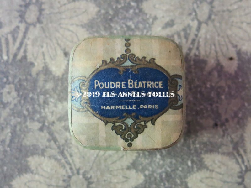 画像4: アンティーク 小さなパウダーボックス POUDRE BEATRICE POUR LA TOILETTE - HARMELLE PARIS -