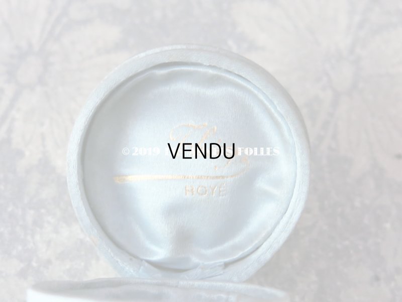 画像5: アンティーク ジュエリーボックス シルクサテン パウダーブルー