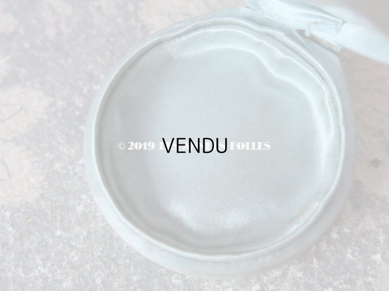 画像6: アンティーク ジュエリーボックス シルクサテン パウダーブルー