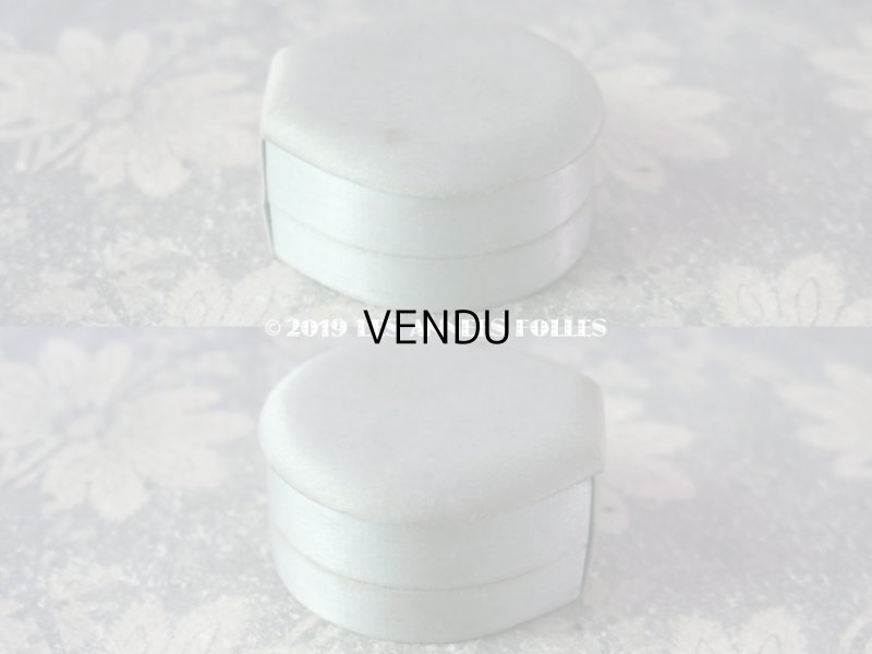 画像4: アンティーク ジュエリーボックス シルクサテン パウダーブルー