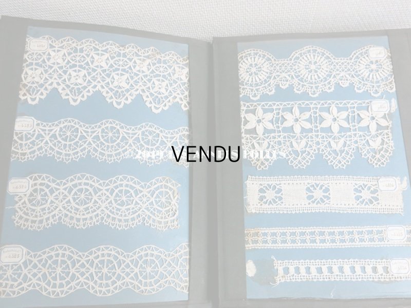 画像9: アンティーク レースのサンプラー  FABRICATION DE DENTELLES " LAFOREZIENNE" - BARLET-PETIT&Cie -