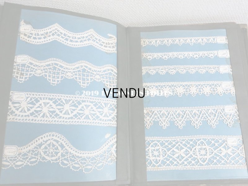 画像11: アンティーク レースのサンプラー  FABRICATION DE DENTELLES " LAFOREZIENNE" - BARLET-PETIT&Cie -