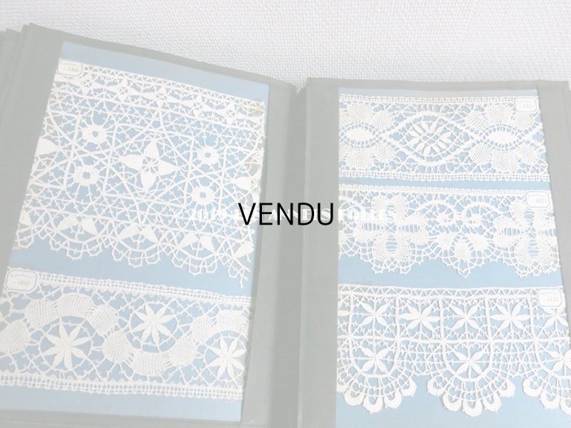 画像8: アンティーク レースのサンプラー  FABRICATION DE DENTELLES " LAFOREZIENNE" - BARLET-PETIT&Cie -