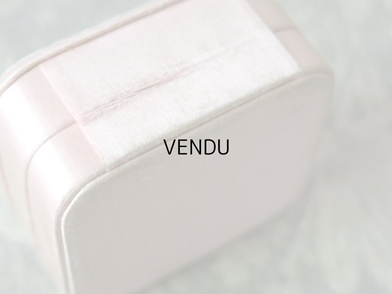 画像9: アンティーク ジュエリーボックス シルクサテン パウダーピンク