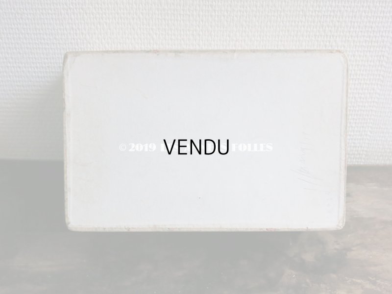 画像12: 1900年代 アンティーク 貴婦人の肖像画&小花柄のカルトナージュボックス