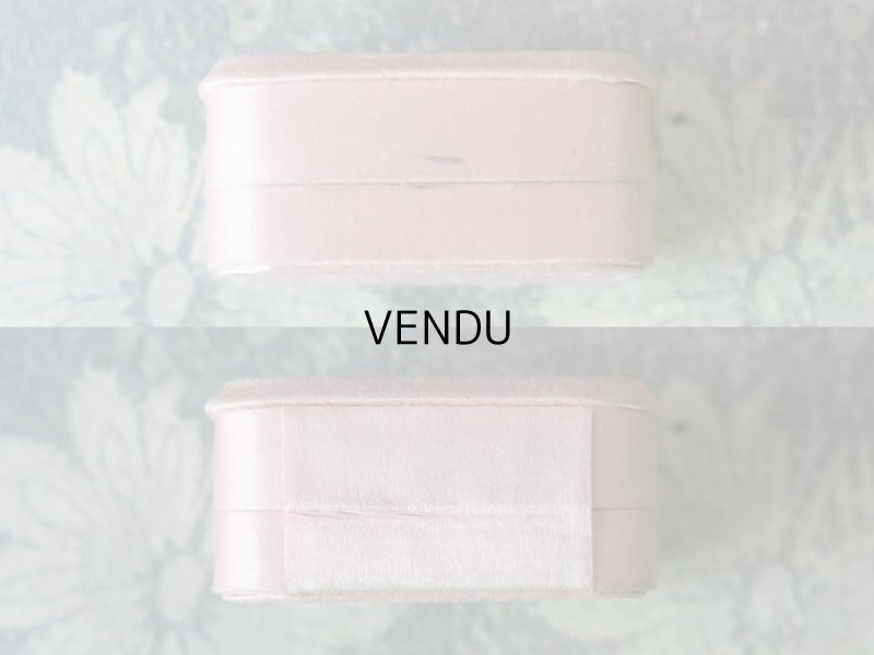 画像7: アンティーク ジュエリーボックス シルクサテン パウダーピンク