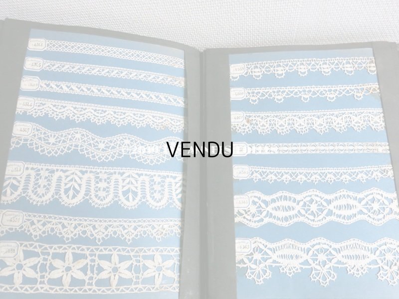 画像10: アンティーク レースのサンプラー  FABRICATION DE DENTELLES " LAFOREZIENNE" - BARLET-PETIT&Cie -