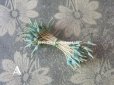 画像2: アンティーク ペップ コサージュ用 花芯 スモーキーブルー (2)