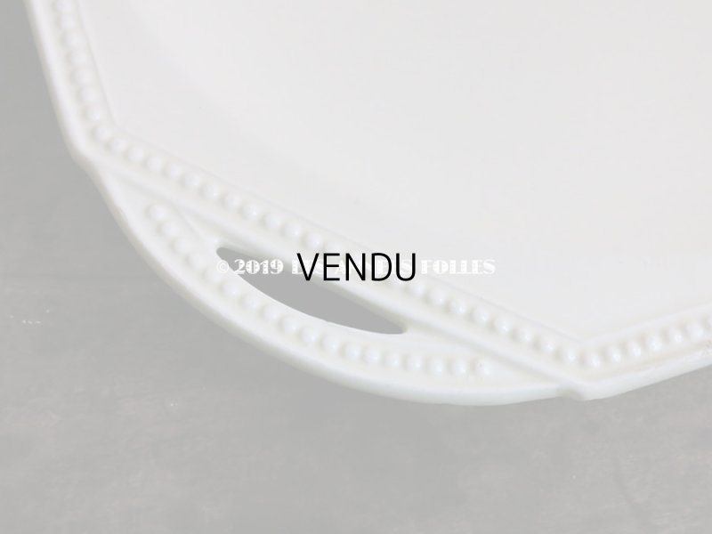 画像12: 19世紀 アンティーク オクトゴナル プレート ハンドル付き クレイユモントロー - CREIL ET MONTEREAU -