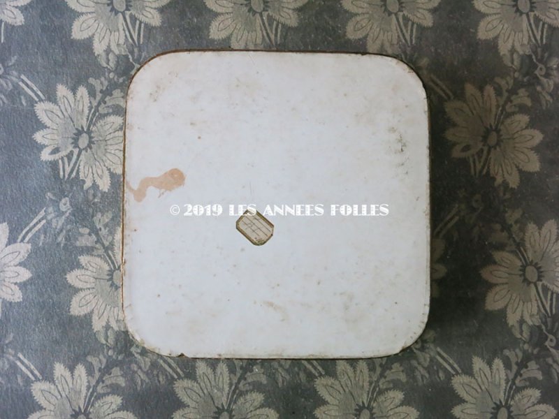 画像4: 19世紀 アンティーク お菓子箱 ストライプ＆花模様