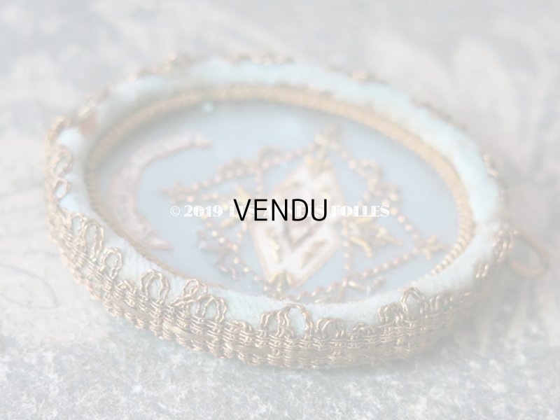 画像5: 19世紀 アンティーク ルリケール　聖遺物のペンダント Cendre de Ste Marguerite  聖人の遺品