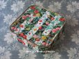 画像2: 19世紀 アンティーク お菓子箱 ストライプ＆花模様 (2)