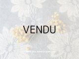 【9周年セール対象外】 アンティーク ペップ コサージュ用 花芯 スモーキーイエロー