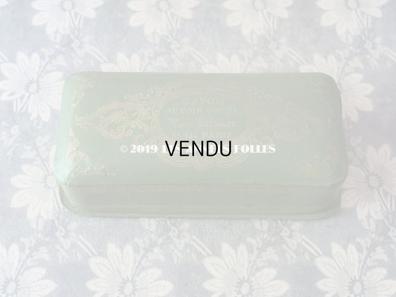 画像3: 【9周年セール対象外】 アンティーク ソープボックス SAVON AU FOIN COUPE - VICTOR VAISSIER PARIS -