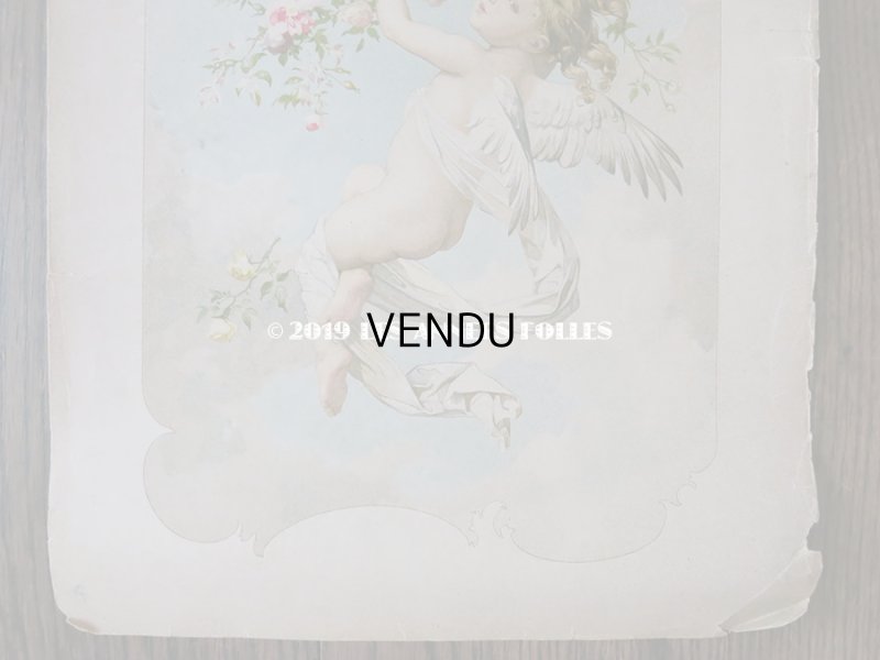 画像4: 【9周年セール対象外】 アンティーク 版画 花かごを持つ天使 AMOUR - LE JOURNAL DE LA DECORATION -