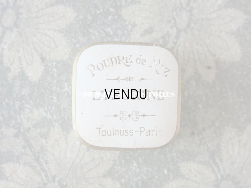 画像4: 【9周年セール対象外】 アンティーク 小さなパウダーボックス POUDRE DE RIZ LYSCRINE TOULOUSE-PARIS