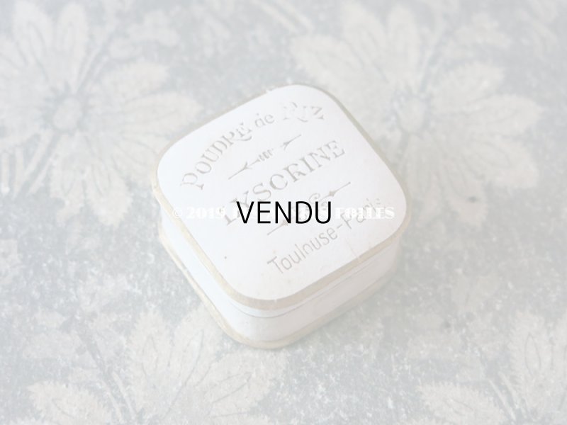 画像3: 【9周年セール対象外】 アンティーク 小さなパウダーボックス POUDRE DE RIZ LYSCRINE TOULOUSE-PARIS