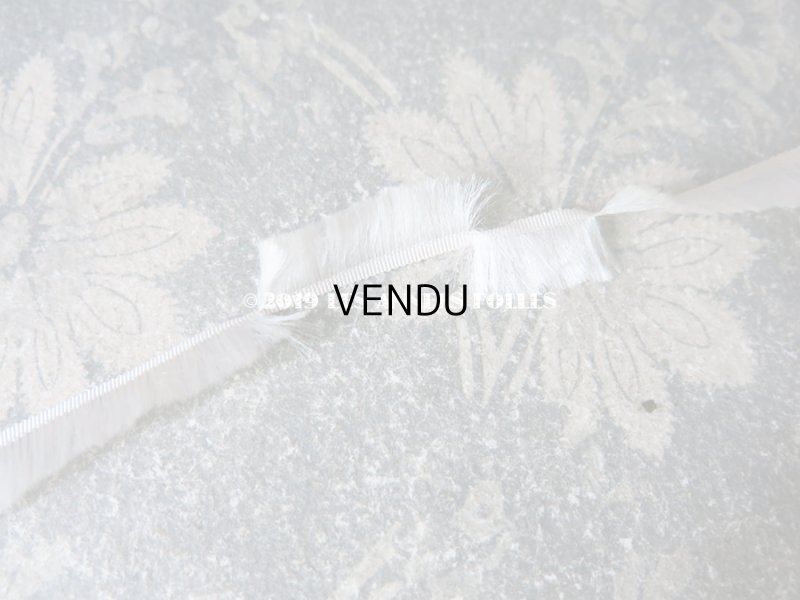 画像6: 【9周年セール対象外】 アンティーク  真っ白なフリンジ付 トリム  11mm幅 