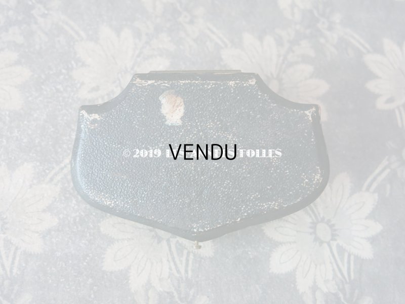 画像7: 19世紀 アンティーク ジュエリーボックス ピアス＆ブローチ 黒