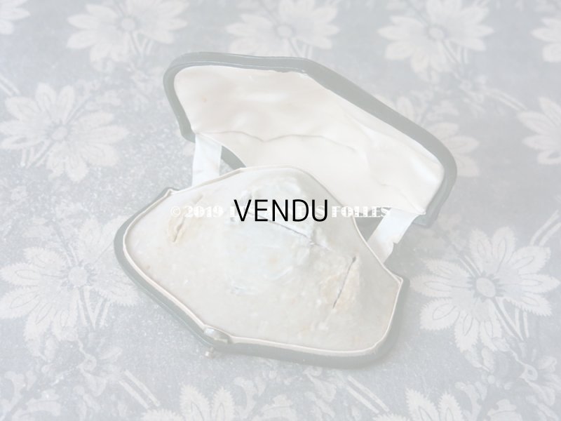 画像8: 19世紀 アンティーク ジュエリーボックス ピアス＆ブローチ 黒