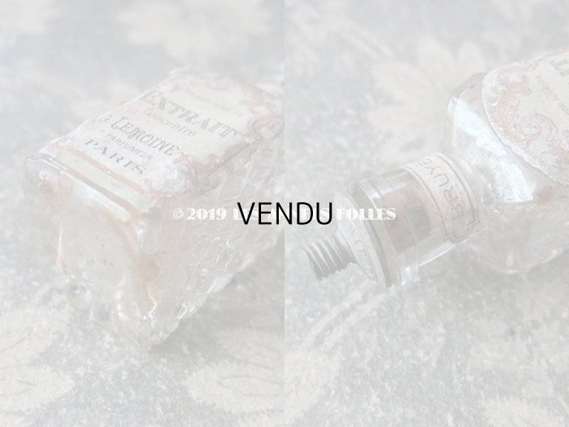 画像4: 【9周年セール対象外】 アンティーク 王冠の栓 パフュームボトル EXTRAIT CONCENTRE - G.LEMOINE PARIS -