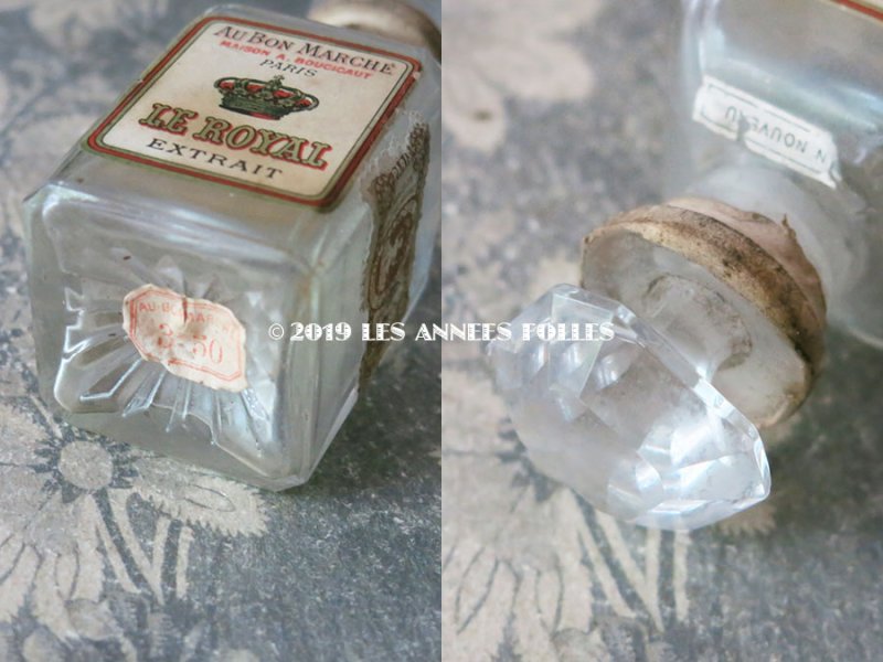 画像5: アンティーク 王冠のパフュームボトル LE ROYAL - AU BON MARCHE -